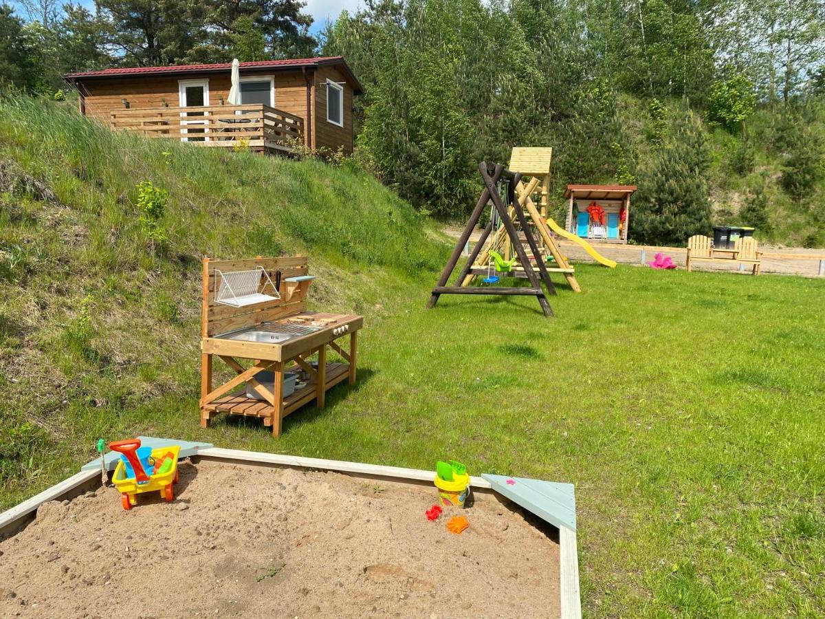 Miedzy Wodami - Domki Na Mazurach Mikołajki Exterior foto